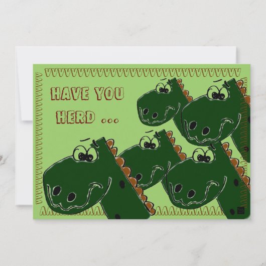 Birthday Party Invitation Kaart (Voorkant)