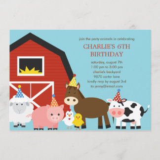 Birthday Party Invitation Kaart