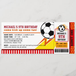 Birthday Party Invitation Kaart