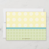 Birthday Party Invitation Kaart (Achterkant)