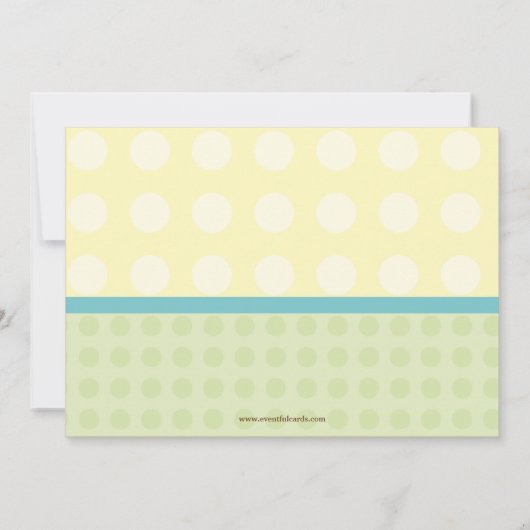 Birthday Party Invitation Kaart (Achterkant)