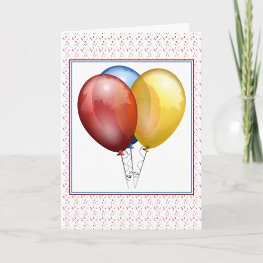 Birthday Party Invitation Sjabloon (Voorkant)