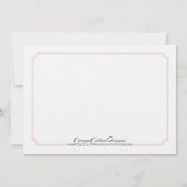 Birthday Party Invitation - Tea Kaart (Achterkant)