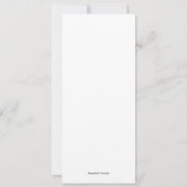 Birthday Party Invite | Thema II van 80 |Hem-zwart Kaart (Achterkant)