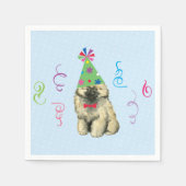 Birthday Party Keeshond Napkins Servet (Voorkant)