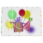 Birthday Party Large Cadeauzakje (Voorkant)