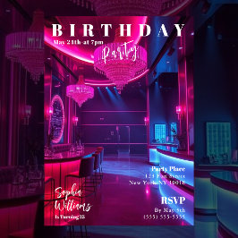 Birthday Party Magazine Cover Kaart