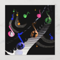 Birthday Party Music  Uitnodiging