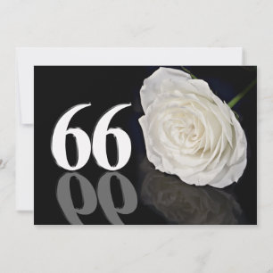 Birthday party nodigde 66-jarige uit kaart