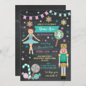 Birthday Party Nutcracker kerstroze ballet Kaart (Voorkant / Achterkant)