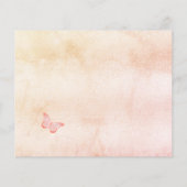 Birthday party pampas blush budget behalve datum flyer (Achterkant)