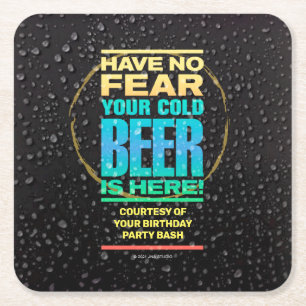 Birthday Party Paper Onderzetter