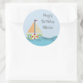 Birthday Party Personalized Label Sticker (Tas)