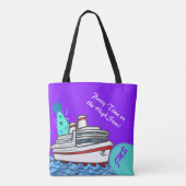 Birthday Party Pet Custom Monogrammed Cruise Draagtas (Achterkant)
