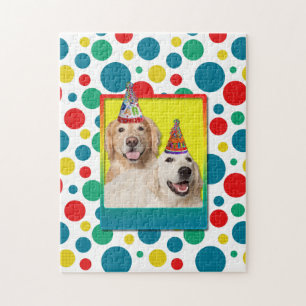 Birthday Party Pet - Golden Retriever Tebow Corona Legpuzzel