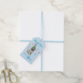 Birthday Party poool Bedankt Cadeaulabel (Met Touw)