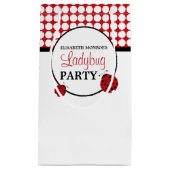 Birthday Party (Rode Ladybug) voor kinderen Klein Cadeauzakje (Voorkant)