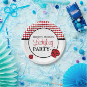 Birthday Party (Rode Ladybug) voor kinderen Papieren Bordje (Feest)