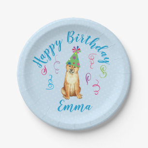 Birthday Party Shiba Inu Papieren Bordje