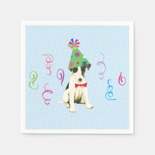 Birthday Party Smooth Fox Terrier Servet