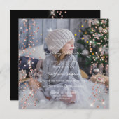 Birthday Party Spark Foto Formal Confetti Spark Kaart (Voorkant / Achterkant)