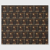 Birthday Party Sparkler In a Glass Of Whiskey Cadeaupapier (Vlak)