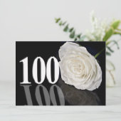 Birthday party uitnodiging 100 jaar oud (Staand voorkant)