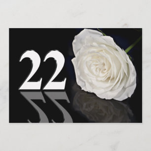 Birthday party uitnodiging 22 jaar oud