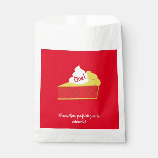 Birthday Party van het Kind Cutie Pie Cherry Bedankzakje (Voorkant)