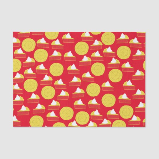 Birthday Party van het Kind Cutie Pie Cherry Tissuepapier (Voorkant)