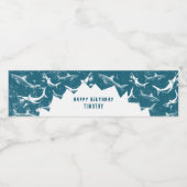 Birthday Party Waterfles Etiket (Enkel label)