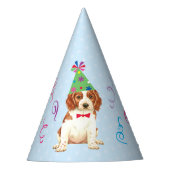 Birthday Party Welsh Springer Spaniel Feesthoedjes (Voorkant)