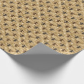 Birthday Party wrapping paper Honey Bee Cadeaupapier (Hoek)