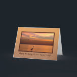 Birthday, pasteur wife, Ocean View at Sunset<br><div class="desc">A beautiful sunset over the shores of the Gulf of Mexico with shades of red, gold, and orange make a splendid and ful image for this birthday greeting card for a pastor’s wife. A great blue heron bird se trouvait dans la water in the foreground while two sea gulls are...</div>