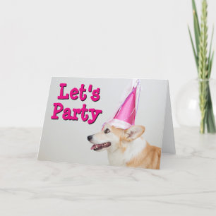 Birthday Pembroke Welsh Corgi Dog Kaart