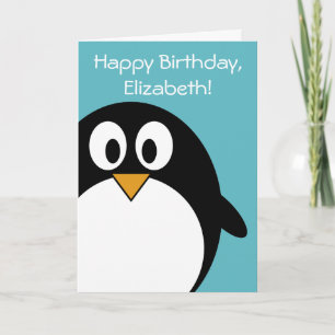 Birthday Penguin  Kaart