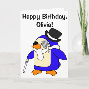Birthday Penguin  Kaart