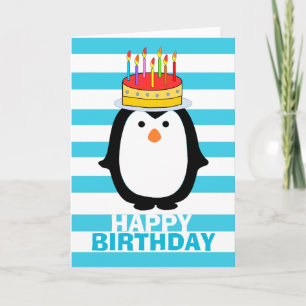 Birthday Penguin Kaart