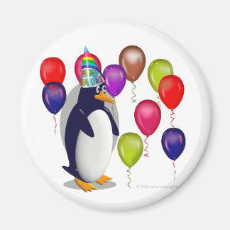 Birthday Penguin Magneet