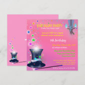 Birthday Pet Magical Magicians Kaart (Voorkant / Achterkant)