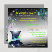 Birthday Pet Magical Magicians Kaart (Voorkant / Achterkant)