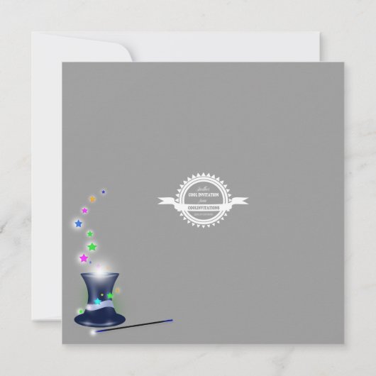 Birthday Pet Magical Magicians Kaart (Achterkant)