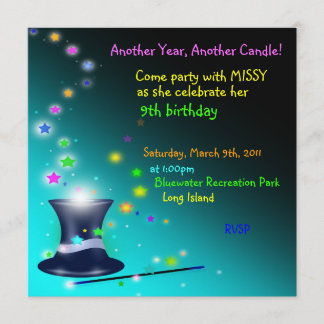Birthday Pet Magical Magicians Kaart