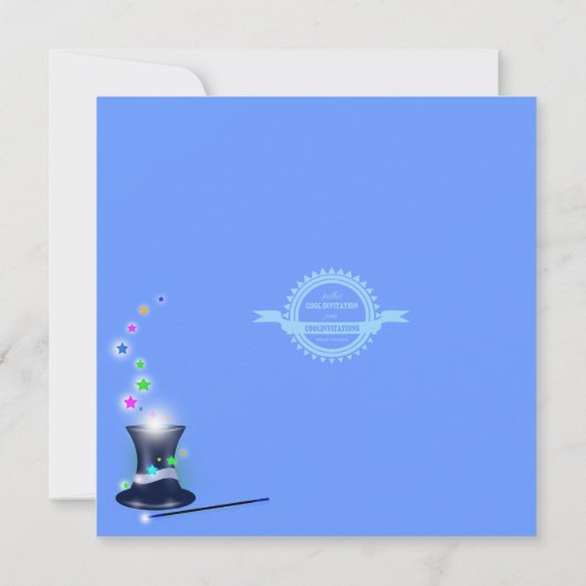 Birthday Pet Magical Magicians Kaart (Achterkant)