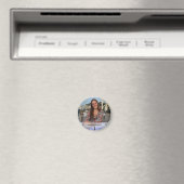 Birthday Photo Magnet met jouw tekst Magneet (Insitu (Vaatwasser))