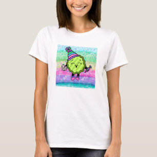 Birthday Pickle   Roze en Paars Pet van de geboort T-shirt