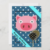 BIRTHDAY PIGGY KINDER COLLECTIE - Jailmatecards Kaart (Voorkant)