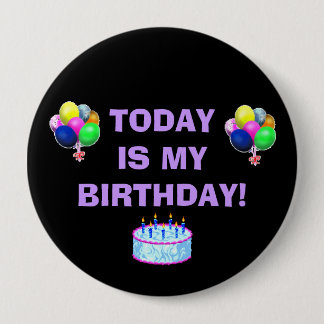 Birthday Pin Ronde Button 4,0 Cm