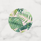 Birthday Pink & Gold Dinosaur Safari Confetti (Kleine voorkant)