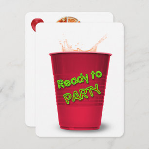 Birthday Pizza Party Kaart